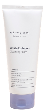 Pianka z rozjaśniająca (White Collagen Cleansing) Mary & May