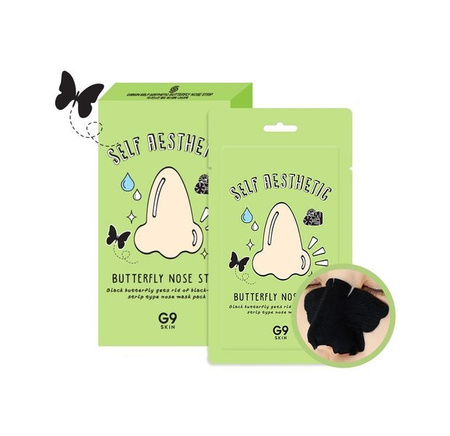 Plaster oczyszczający na nos (Self aesthetic Butterfly Nose Strip) G9Skin
